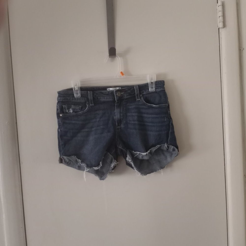 Paige Rough Cut Hem Denim Short
